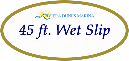 45 Ft Wet Boat Slip for sale in Rivera Dunes Marina in Palmetto, FL $170,000